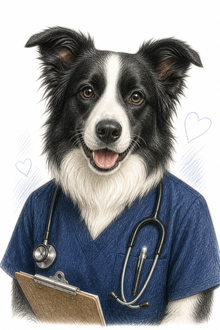 Pets at Work Portrait – Nurse