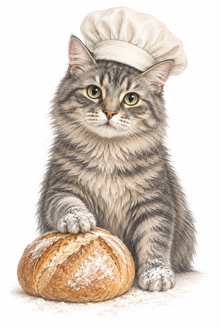 Kitchen, Café & Bar Pets Portrait – The Baker