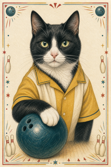 Sporting Pet Portrait – Bowling