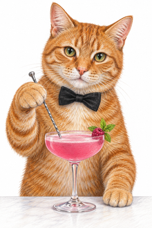 Kitchen, Café & Bar Pets Portrait – Cocktail Bartender