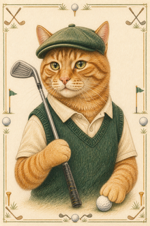 Sporting Pet Portrait – Golf