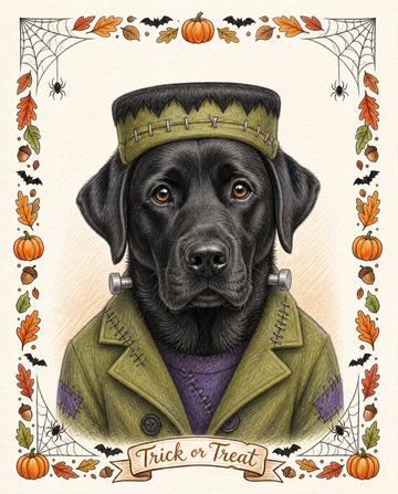 Halloween Pet Portrait – Monster