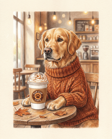 Autumn Pet Portrait – Pumpkin Spice Latte