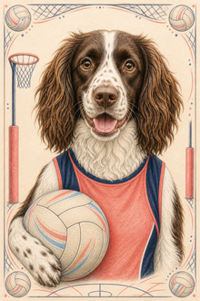 Sporting Pet Portrait – Netball