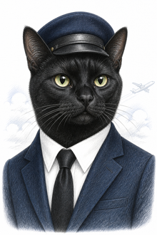 Pets at Work Portrait – Pilot
