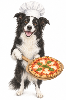 Kitchen, Café & Bar Pets Portrait – Pizza Chef